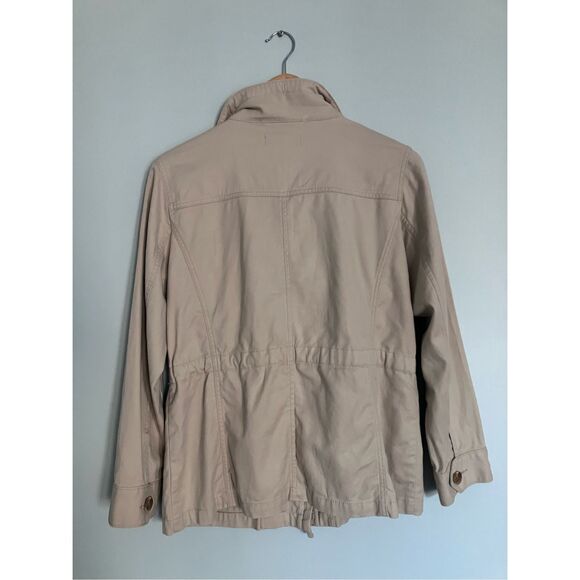TALBOTS Tan Medium Weight Utility Jacket Size S - Picture 8 of 15